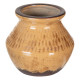 Vase Brown Ceramic 13 x 13 x 11,5 cm