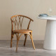 Dining Chair Brown 55 X 50 X 81 CM