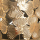 Farol Dorado Cristal Cuerda Hierro 21 x 21 x 32,5 cm