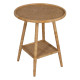 Side table Beige Rattan 60 x 60 x 71 cm