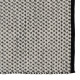 Alfombra Blanco Negro 80 x 150 x 1 cm