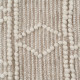 Alfombra Crema 80 x 150 x 1 cm