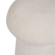 Pouffe White MDF Wood 35 x 35 x 42 cm