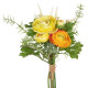 Flor Decorativa Verde Naranja 20 x 20 x 32 cm