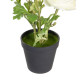 Decorative Plant Polyester Polyethylene Iron Flower 11 x 11 x 36 cm