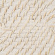 Table Mat White Bamboo Rattan 40 x 30 x 0,5 cm