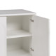 Sideboard BERET White Fir wood MDF Wood 120 x 40 x 81 cm