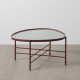 Centre Table Tile Crystal Iron 78 x 68 x 37 cm