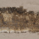 Canvas White Black Abstract 150 x 4 x 60 cm