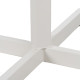 Folding Side Table White 70 x 70 x 74 cm