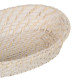 Bandeja Blanco Bambú Ratán 29 x 22 x 7 cm (2 Unidades)
