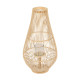 Farol Natural Bambú Cristal 35 x 35 x 66 cm