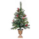 Árbol de Navidad Verde Multicolor 80 x 45 x 18 cm (4 Unidades)