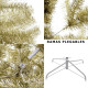 Árbol de Navidad Oro Dorado Metal Plástico 110 x 110 x 210 cm