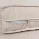 Sofá 163 x 87 x 90 cm Tejido Sintético Beige Metal