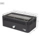 Barbacoa de Carbón sin Humo Portátil Aktive Acero Inoxidable Hierro 45 x 19 x 28 cm