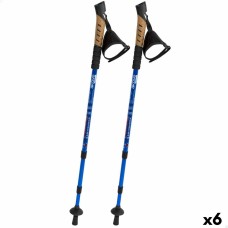 Set de 2 bastones de trekking Aktive 5 x 135 x 5 cm (6 Unidades)