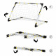 Portería de Fútbol Colorbaby 90 x 59 x 59 cm Plegable (4 Unidades)