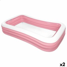 Inflatable Paddling Pool for Children Intex 1050 L 305 x 56 x 183 cm Pink (2 Units)