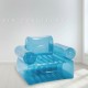 Sillón Hinchable para Piscina Intex Azul Transparente 109 x 79 x 107 cm (4 Unidades)