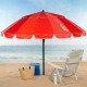 Sunshade Aktive Red Aluminium 240 x 235 x 240 cm (6 Units)