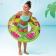 Inflatable Floating Doughnut Intex Tropical Fruits Ø 107 cm (12 Units)