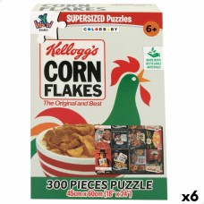 Puzzle Kellogg's Corn Flakes 300 Piezas 45 x 60 cm (6 Unidades)