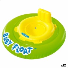 Baby float Intex Yellow Green Ø 76 cm (12 Units)