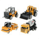 Set Vehículos de Obras Públicas Speed & Go 7,5 x 4 x 3 cm (12 Unidades)