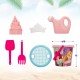 Beach toys set Disney Princess polypropylene 18 x 16 x 18 cm Ø 18 cm (12 Units)