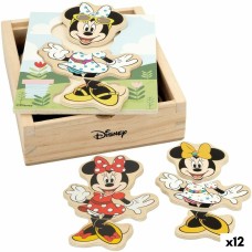 Puzzle Infantil de Madera Disney + 2 Años 19 piezas (12 Unidades)