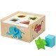 Child's Wooden Puzzle Woomax Shapes 13,5 x 7,5 x 13 cm (6 Units)