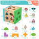 Child's Wooden Puzzle Disney 14 Pieces 15 x 15 x 15 cm (6 Units)