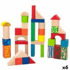 Juego de Construcción Woomax 50 Piezas (6 Unidades)