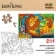 Puzzle Infantil The Lion King Doble cara 24 Piezas 70 x 1,5 x 50 cm (12 Unidades)