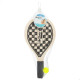 Palas de Playa con Pelota Aktive 20,5 x 39,5 cm (24 Unidades)