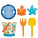 Beach toys set Colorbaby Ø 18 cm polypropylene (16 Units)