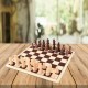 Chess and Checkers Board Colorbaby Wood Metal (6 Units)