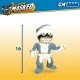 Figura de Acción Eolo Super Masked Jaw Boy 14 x 16 x 8,5 cm Elástico (12 Unidades)