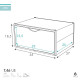 Caja apilable para zapatos Max Home Blanco 6 Unidades Polipropileno ABS 35 x 18,5 x 27 cm