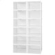 Stackable shoe box Max Home White 12 Units polypropylene ABS 23 x 14,5 x 33,5 cm