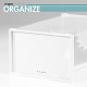 Stackable shoe box Max Home White 12 Units polypropylene ABS 23 x 14,5 x 33,5 cm