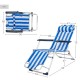 Reclining lounder Aktive Striped 153 x 33 x 47 cm