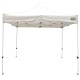 Cenador Aktive Plegable Altura ajustable Acero Poliéster 420D Oxford Blanco 300 x 320 x 300 cm