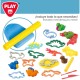 Juego de Plastilina PlayGo Dinosaurios (6 Unidades)