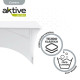 Alfombra de juego Aktive Mesa Blanco Accesorios Vehículos Carretera 183 x 76 x 76 cm (6 Unidades)