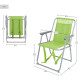 Silla Plegable Aktive 44 x 74 x 45 cm (6 Unidades)