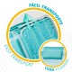 Beach Chair Aktive Foldable Turquoise 48 x 84 x 46 cm (2 Units)