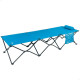 Folding bed Aktive Blue Camping 178 x 62 x 38 cm 178 x 38 x 62 cm (2 Units)