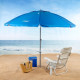 Sombrilla Aktive Azul Poliéster Aluminio 220 x 225 x 220 cm (6 Unidades)